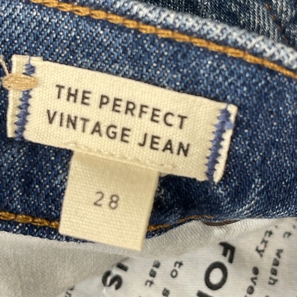 Madewell The Perfect Vintage Jean Decatur Wash Size 28 - Picture 8 of 10